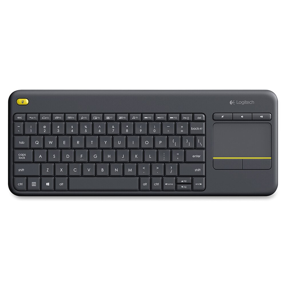 Logitech, K400+, Wireless, Touch, Keyboard